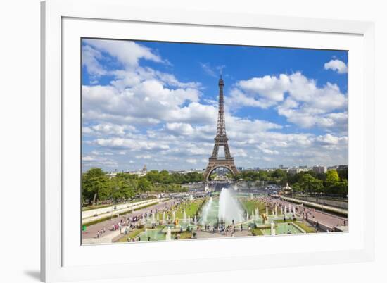 Eiffel Tower and the Trocadero Fountains, Paris, France, Europe-Neale Clark-Framed Photographic Print