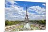 Eiffel Tower and the Trocadero Fountains, Paris, France, Europe-Neale Clark-Mounted Photographic Print