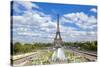 Eiffel Tower and the Trocadero Fountains, Paris, France, Europe-Neale Clark-Stretched Canvas