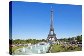 Eiffel Tower and the Trocadero Fountains, Paris, France, Europe-Neale Clark-Stretched Canvas