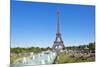 Eiffel Tower and the Trocadero Fountains, Paris, France, Europe-Neale Clark-Mounted Photographic Print