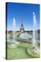 Eiffel Tower and the Trocadero Fountains, Paris, France, Europe-Neale Clark-Stretched Canvas