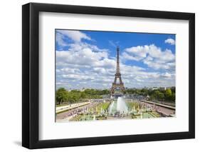 Eiffel Tower and the Trocadero Fountains, Paris, France, Europe-Neale Clark-Framed Photographic Print