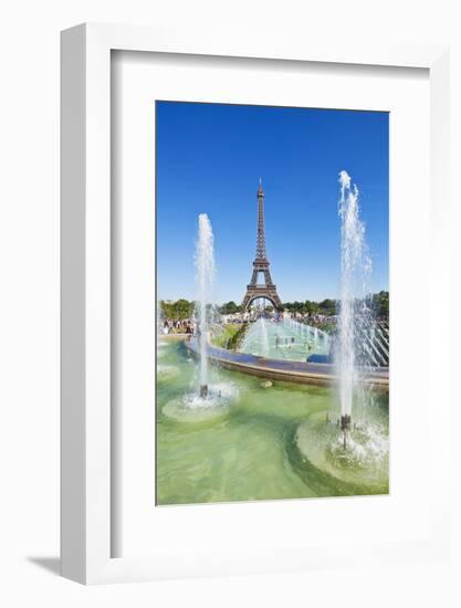 Eiffel Tower and the Trocadero Fountains, Paris, France, Europe-Neale Clark-Framed Photographic Print