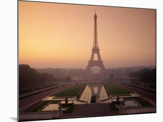 Eiffel Tower at Dawn, Paris, France, Europe-Alain Evrard-Mounted Photographic Print