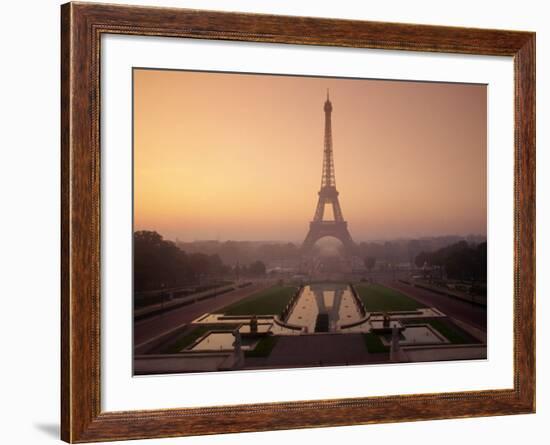 Eiffel Tower at Dawn, Paris, France, Europe-Alain Evrard-Framed Photographic Print