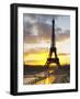 Eiffel Tower at Dawn, Place Trocadero Square, Paris, France-Per Karlsson-Framed Photographic Print