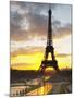 Eiffel Tower at Dawn, Place Trocadero Square, Paris, France-Per Karlsson-Mounted Photographic Print