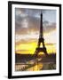 Eiffel Tower at Dawn, Place Trocadero Square, Paris, France-Per Karlsson-Framed Photographic Print