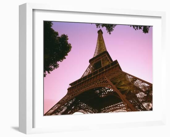 Eiffel Tower at Dusk, Paris, France, Europe-null-Framed Photographic Print