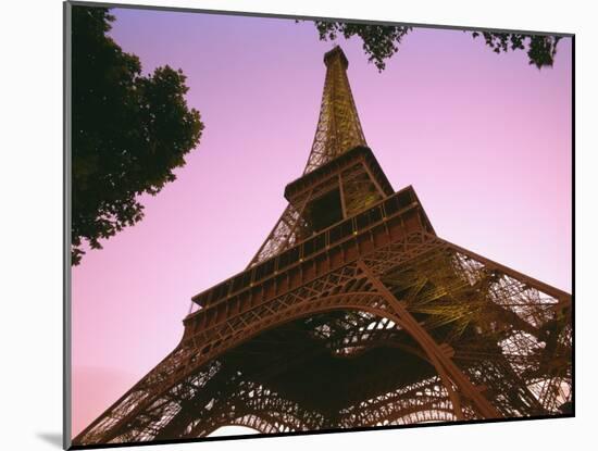 Eiffel Tower at Dusk, Paris, France, Europe-null-Mounted Photographic Print