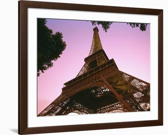 Eiffel Tower at Dusk, Paris, France, Europe-null-Framed Photographic Print