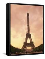 Eiffel Tower at Dusk, Paris, France, Europe-null-Framed Stretched Canvas