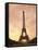 Eiffel Tower at Dusk, Paris, France, Europe-null-Framed Stretched Canvas