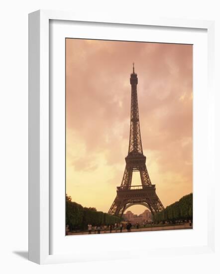 Eiffel Tower at Dusk, Paris, France, Europe-null-Framed Photographic Print