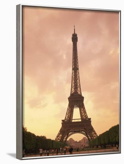 Eiffel Tower at Dusk, Paris, France, Europe-null-Framed Photographic Print