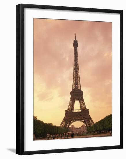 Eiffel Tower at Dusk, Paris, France, Europe-null-Framed Photographic Print