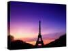 Eiffel Tower at Dusk, Paris, France-Peter Adams-Stretched Canvas