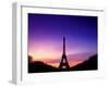 Eiffel Tower at Dusk, Paris, France-Peter Adams-Framed Photographic Print