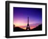 Eiffel Tower at Dusk, Paris, France-Peter Adams-Framed Photographic Print