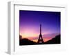 Eiffel Tower at Dusk, Paris, France-Peter Adams-Framed Photographic Print