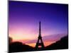 Eiffel Tower at Dusk, Paris, France-Peter Adams-Mounted Photographic Print