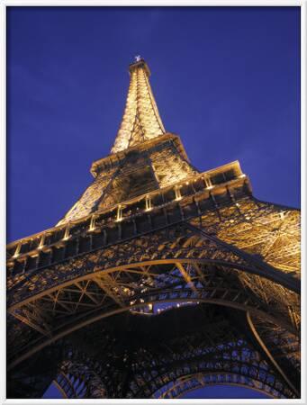 Eiffel Tower At Night Paris France Photographic Print Walter Bibikow Allposters Com