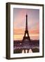 Eiffel Tower at Sunrise, Paris, Ile De France, France, Europe-Markus Lange-Framed Photographic Print