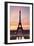 Eiffel Tower at Sunrise, Paris, Ile De France, France, Europe-Markus Lange-Framed Photographic Print