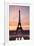 Eiffel Tower at Sunrise, Paris, Ile De France, France, Europe-Markus Lange-Framed Photographic Print