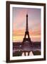 Eiffel Tower at Sunrise, Paris, Ile De France, France, Europe-Markus Lange-Framed Photographic Print