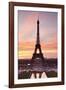 Eiffel Tower at Sunrise, Paris, Ile De France, France, Europe-Markus Lange-Framed Photographic Print