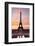 Eiffel Tower at Sunrise, Paris, Ile De France, France, Europe-Markus Lange-Framed Photographic Print