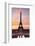 Eiffel Tower at Sunrise, Paris, Ile De France, France, Europe-Markus Lange-Framed Photographic Print