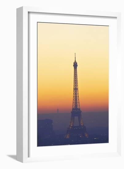 Eiffel Tower at Sunset, Paris, France, Europe-Neil-Framed Photographic Print