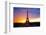 Eiffel Tower at Sunset Paris-null-Framed Art Print