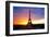 Eiffel Tower at Sunset Paris-null-Framed Art Print