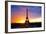 Eiffel Tower at Sunset Paris-null-Framed Art Print