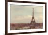 Eiffel Tower behind Jardin du Trocade?ro-Cora Niele-Framed Photographic Print