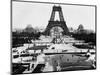 Eiffel Tower Being Constructed Halfway-Bettmann-Mounted Photographic Print