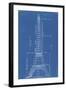 Eiffel Tower Blueprint-Vintage Apple Collection-Framed Giclee Print