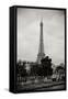 Eiffel Tower BW I-Erin Berzel-Framed Stretched Canvas