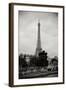 Eiffel Tower BW I-Erin Berzel-Framed Photographic Print