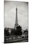 Eiffel Tower BW I-Erin Berzel-Mounted Photographic Print