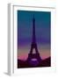 Eiffel Tower by Night-Cora Niele-Framed Giclee Print