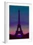 Eiffel Tower by Night-Cora Niele-Framed Giclee Print