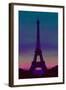 Eiffel Tower by Night-Cora Niele-Framed Giclee Print