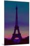 Eiffel Tower by Night-Cora Niele-Mounted Giclee Print