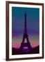 Eiffel Tower by Night-Cora Niele-Framed Giclee Print