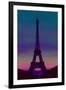 Eiffel Tower by Night-Cora Niele-Framed Giclee Print